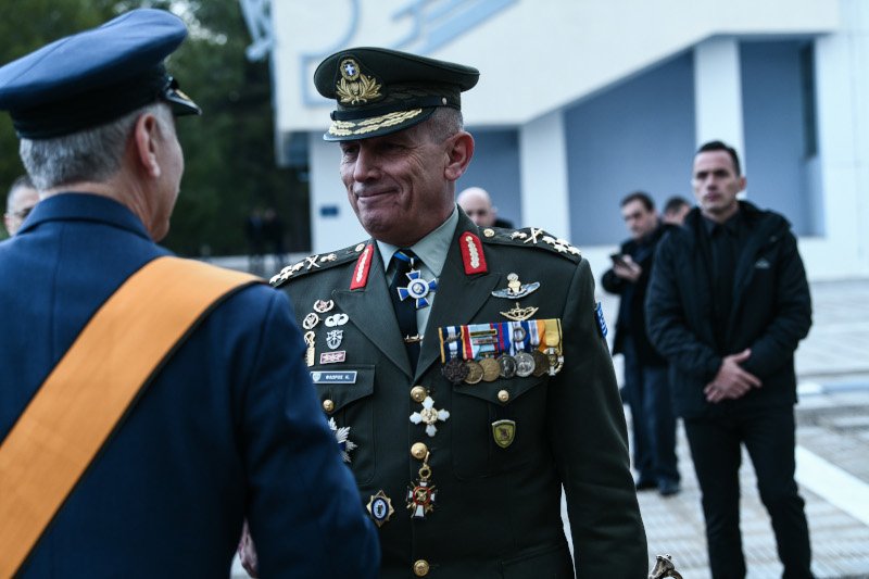 Η τελετή παράδοσης παραλαβής- Φωτογραφία: Eurokinissi/Μιχάλης Καραγιάννης