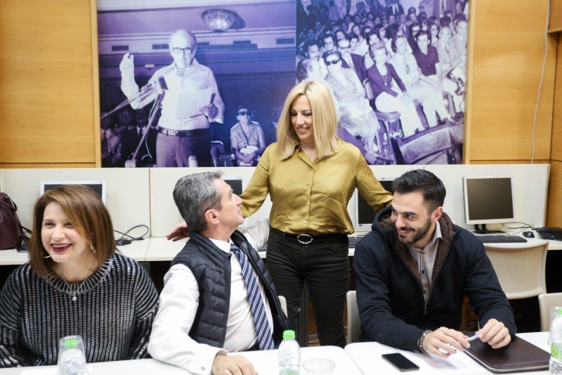 Φώφη Γεννηματά, Ανδρέας Λοβέρδος, Μανώλης Χριστοδουλάκης, Κατερίνα Μπατζελή