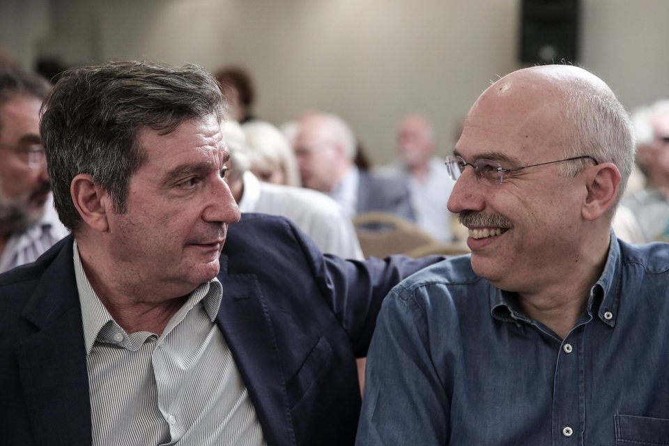 Οι δύο πρώτοι του Επικρατείας του ΚΙΝΑΛ, Γ. Καμίνης και Θ. Μαργαρίτης