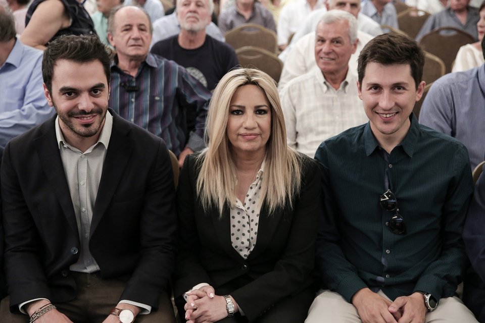 Μανώλης Χριστοδουλάκης, Φώφη Γεννηματά και Παύλος Χρηστίδης