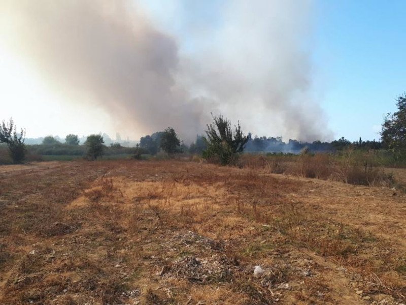Μαίνεται η φωτιά στη νότια Κέρκυρα / Φωτογραφία: corfutvnews.gr