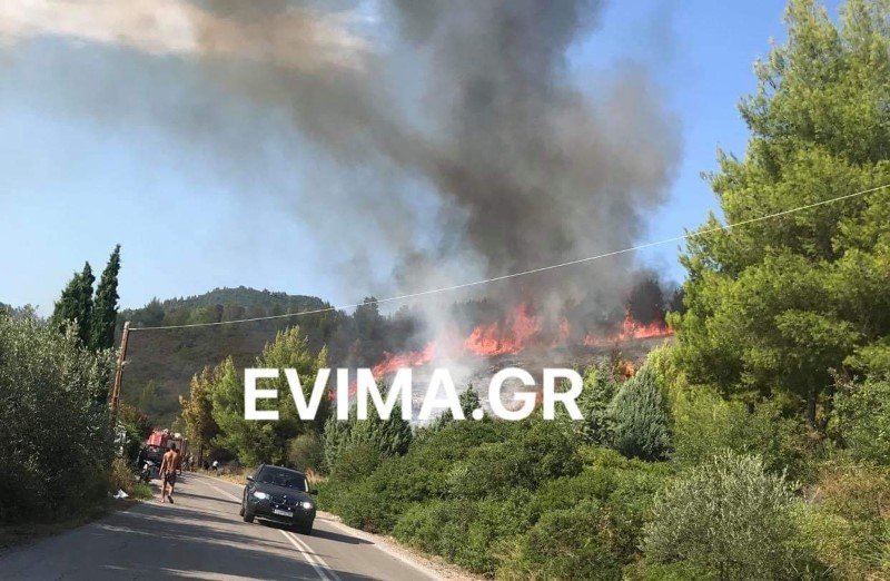 Φωτιά στην Εύβοια