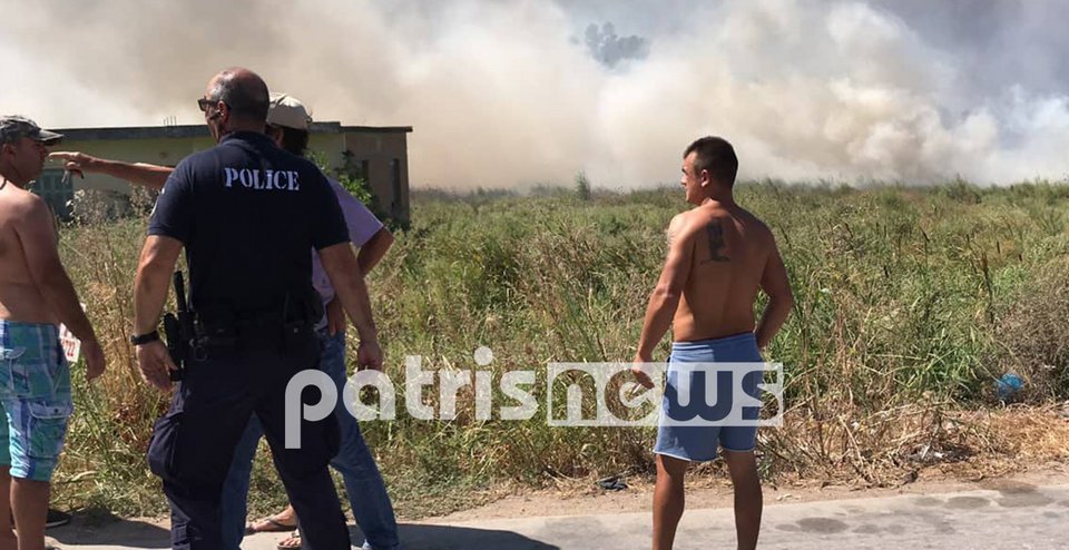 Στο σημείο βρέθηκαν από την πρώτη στιγμή ισχυρές Πυροσβεστικές δυνάμεις.