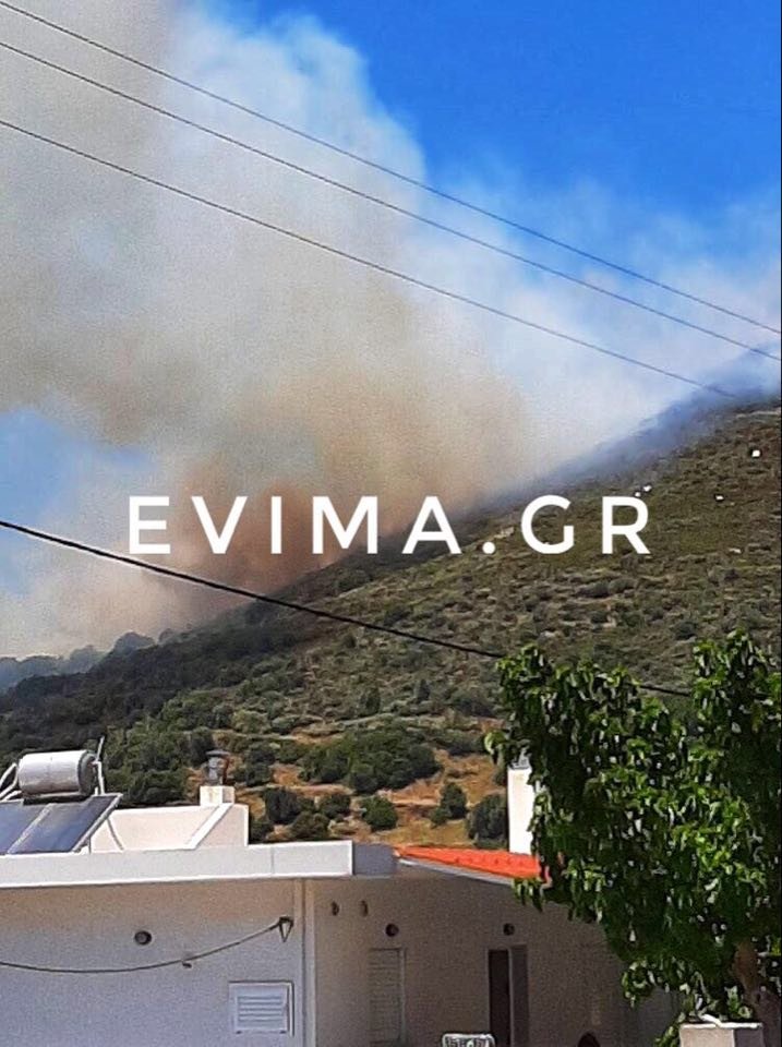 φωτιά Κάρυστος Εύβοιας