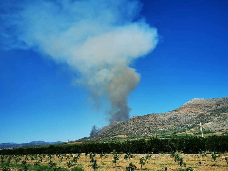 Φωτιά στις Μυκήνες