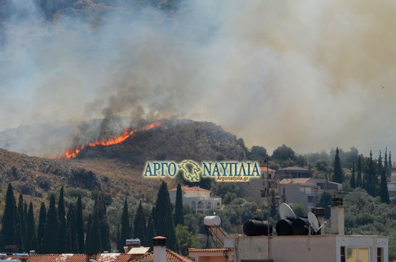 φωτια στο βουνο