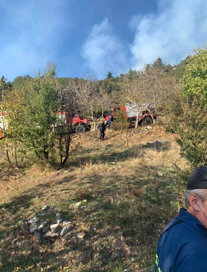 Πυροσβεστικές δυνάμεις στην περιοχή
