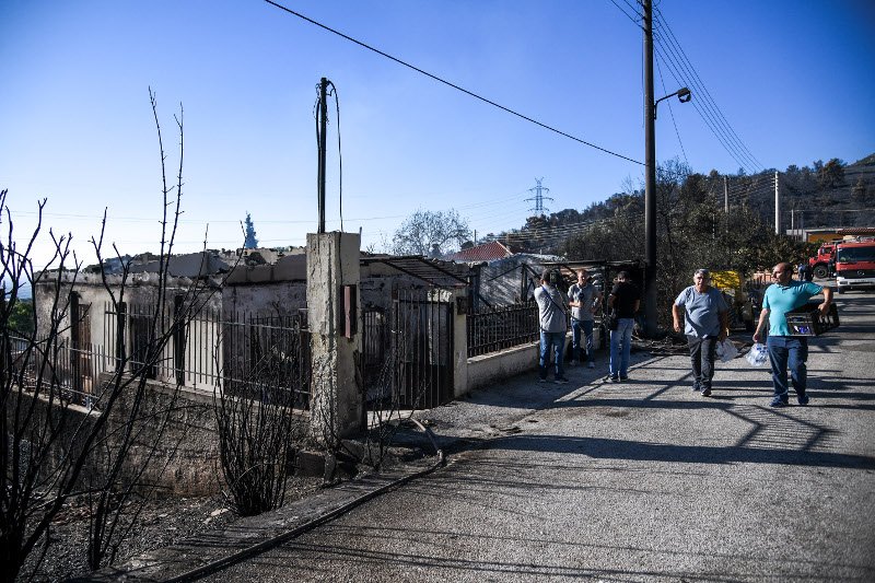 Σε αυτό το σημείο της Παιανίας φαίνεται πως ξεκίνησε η φωτιά