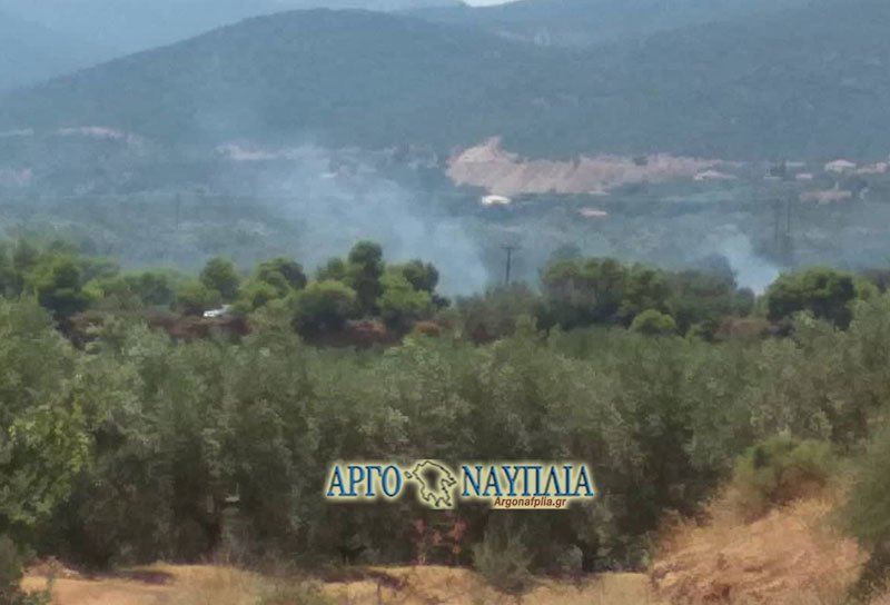 Η στιγμή εκκίνησης της πυρκαγιάς στα Κάτω Δολιανά