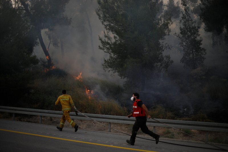 Πυρκαγιές στο Ισραήλ