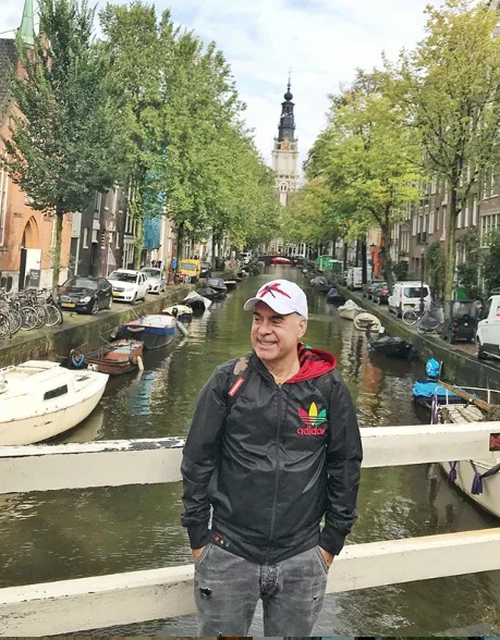 Ο Φώτης Σεργουλόπουλος στην επίσκεψή του στο Αμστερνταμ τον περασμένο Οκτώβριο