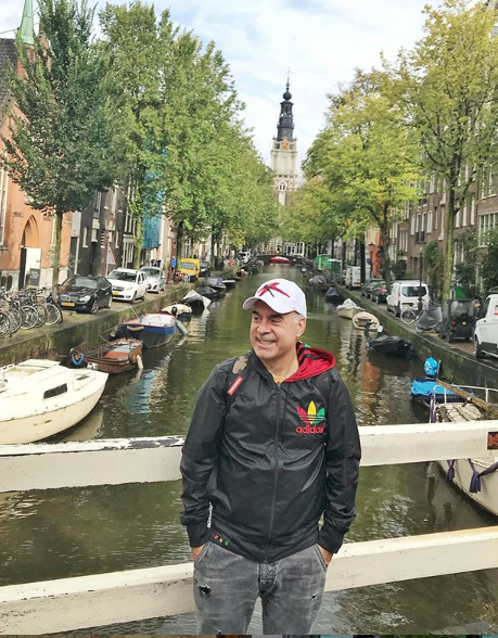 Ο Φώτης Σεργουλόπουλος στην επίσκεψή του στο Αμστερνταμ τον περασμένο Οκτώβριο