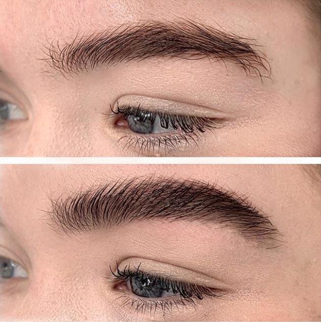 Φρύδια με brow tint