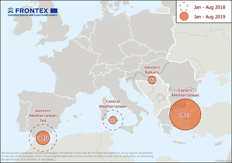 Χάρτης της Frontex