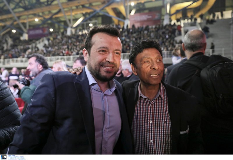 Ο Νίκος Παππάς με τον Βασίλη Παϊτέρη