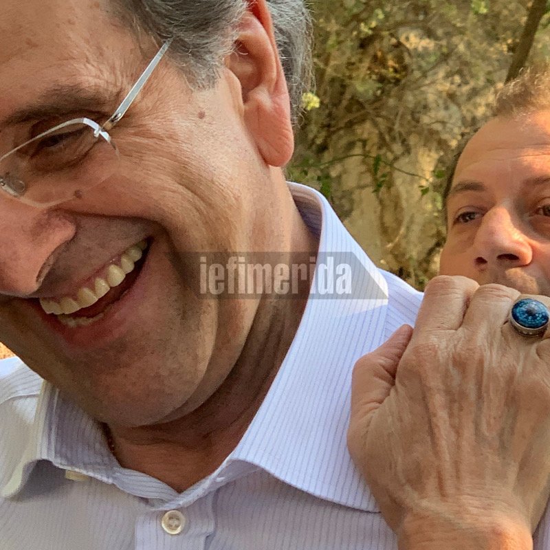 Ο Αντώνης Σαμαράς στο γάμο Κικίλια-Μπαλατσινού