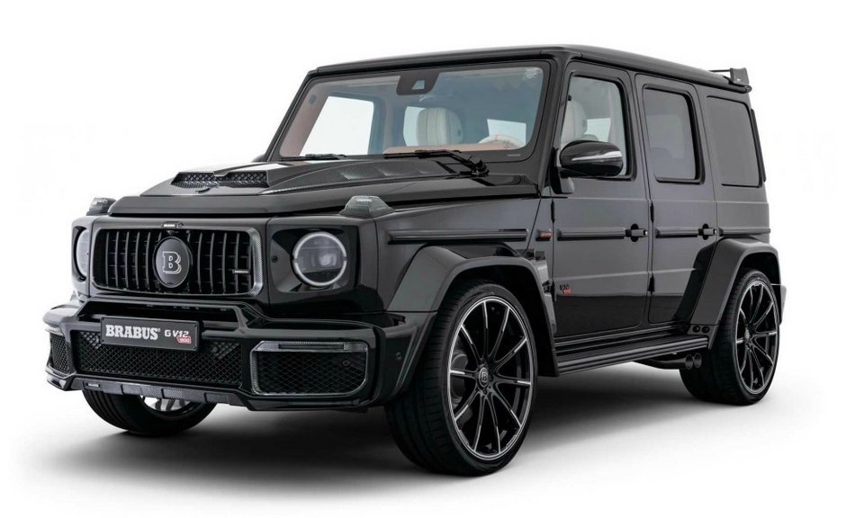 Οπτικά το Brabus G, έχει bodykit με πλάτος επιπλέον 10 εκατοστών ενώ παράλληλα έχει τροχούς 24 ιντσών με ελαστικά 355/25 R24.