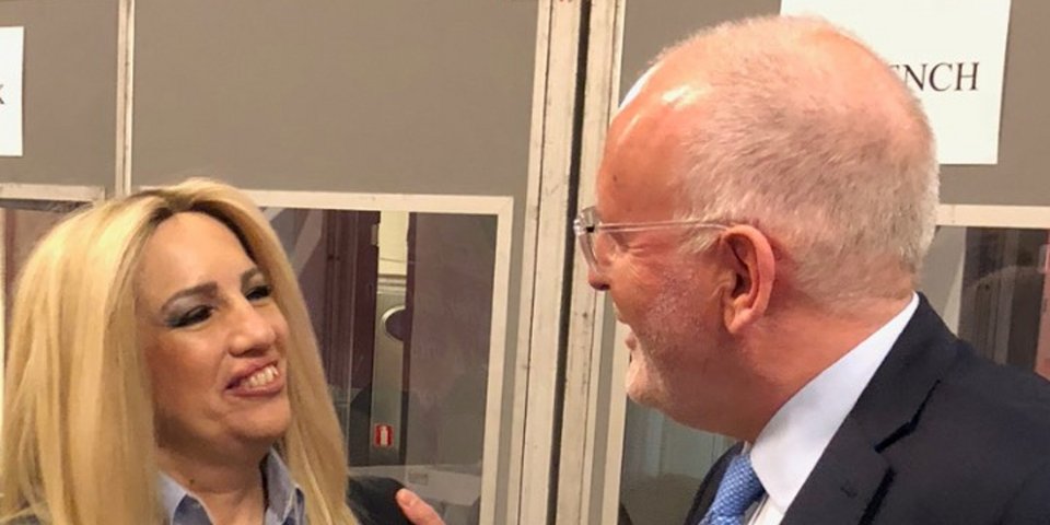 Η Φώφη Γεννηματά και ο Φρανς Τίμερμανς