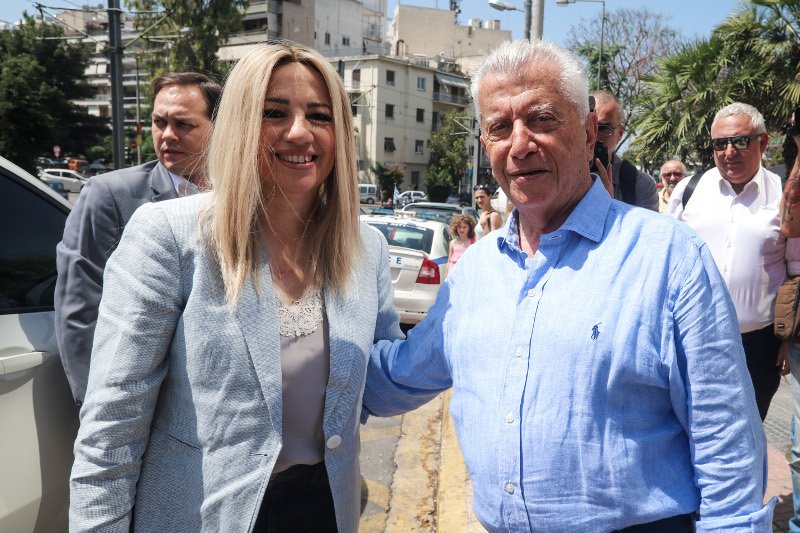 Η Φώφη Γεννηματά και ο Σταύρος Τζουλάκης