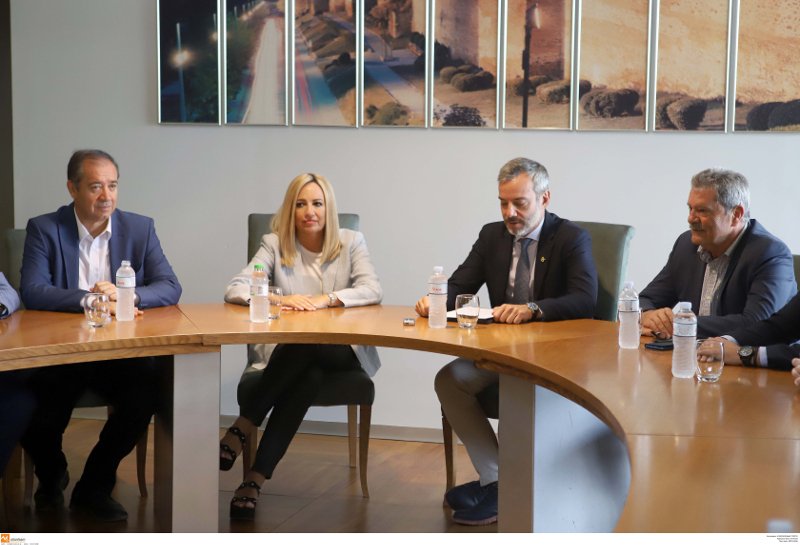 Η Φώφη Γεννηματά με τον Κ. Ζέρβα