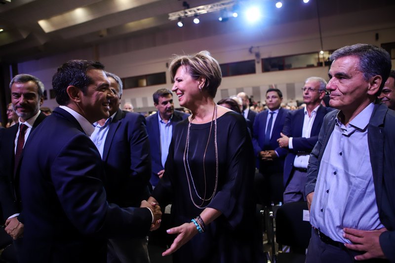 Ολγα Γεροβασίλη, Ευκλείδης Τσακαλώτος στη ΔΕΘ 2019