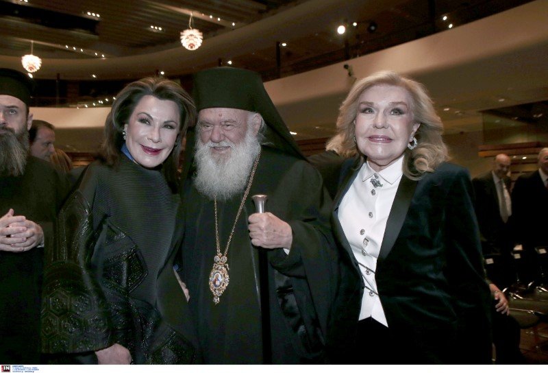 Γιάννα Αγγελοπούλου, Αρχιεπίσκοπος Ιερώνυμος και Μαριάννα Β. Βαρδινογιάννη
