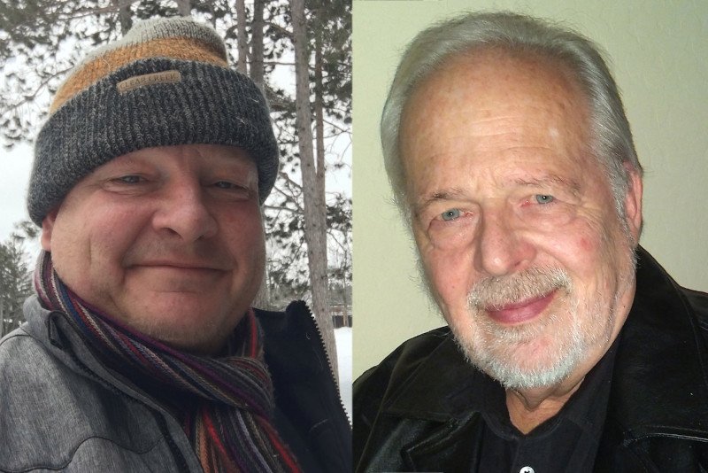 Δύο από τα πολλά παιδιά του γυναικολόγου: Τζόναθαν Στένσλαντ (αριστερά) και Μάικ Ότις (δεξιά)