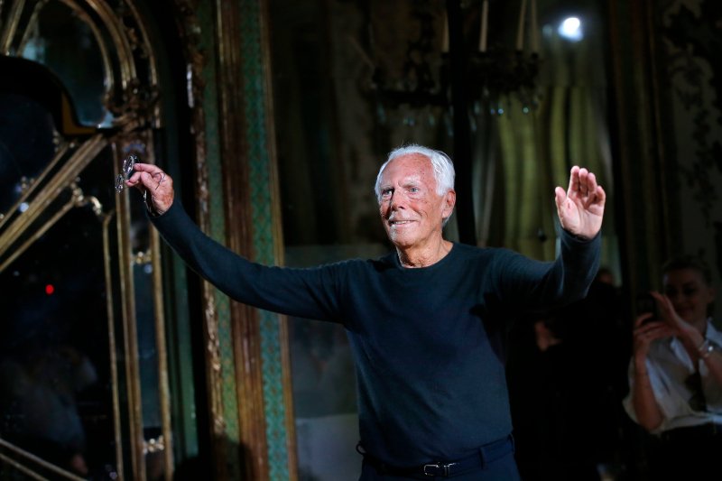 Ο διάσημος σχεδιαστής Giorgio Armani