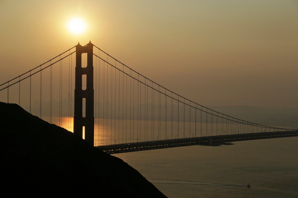 Η γέφυρα Golden Gate που αποτελεί σήμα κατατεθέν του Σαν Φρνασίσκο