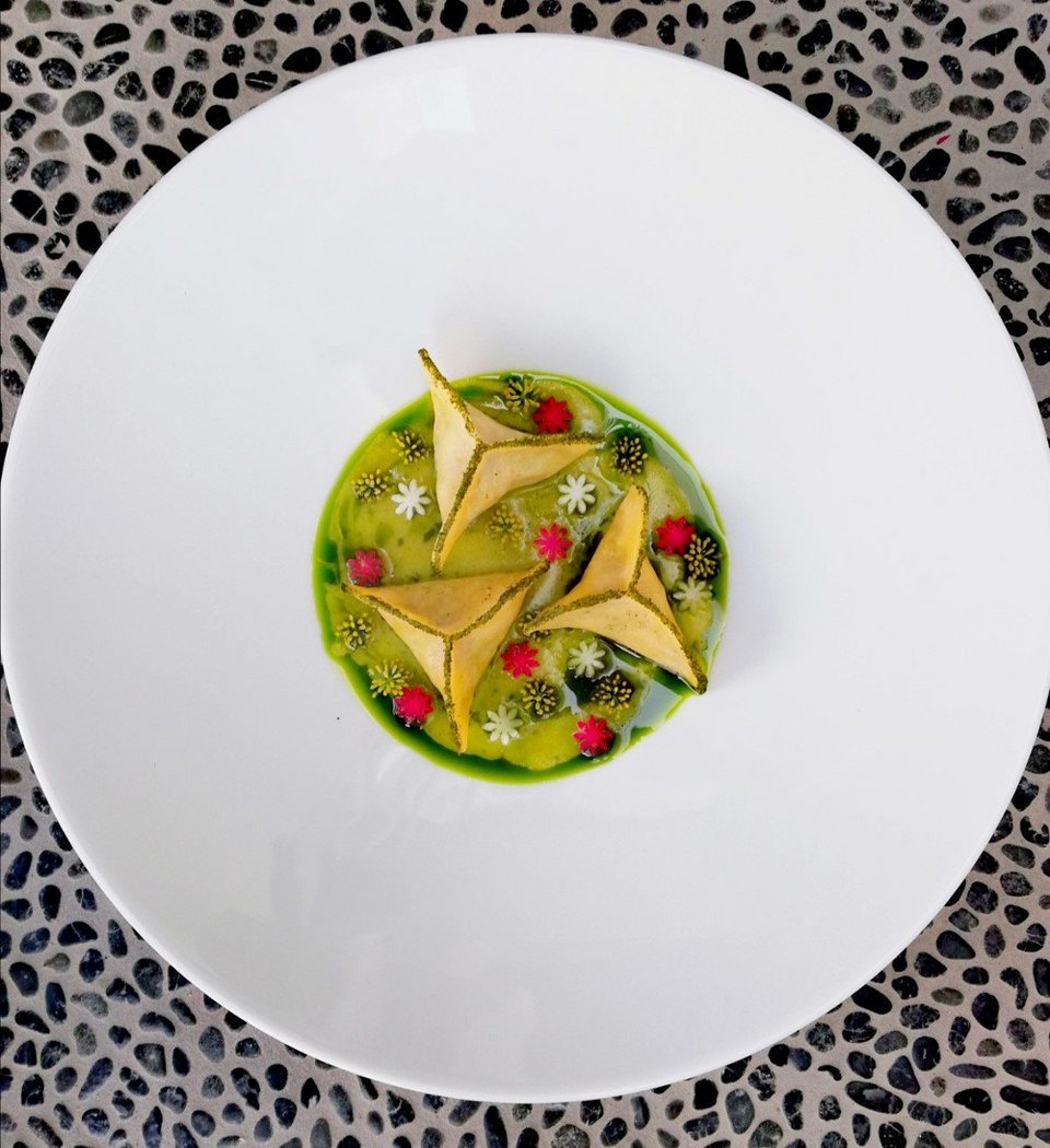 Σεφ μαγείρεψαν gourmet πιάτα με ξενικά είδη ψαριών