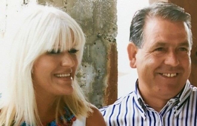 Ο Δημήτρης Γραικός με την σύζυγό του, Δέσποινα