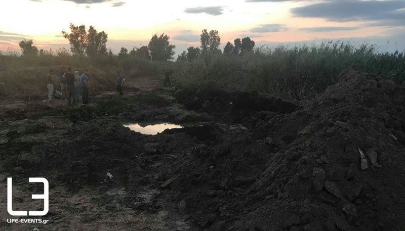 Το σημείο όπου ήταν θαμμένη η σορός του Δημήτρη Γραικού