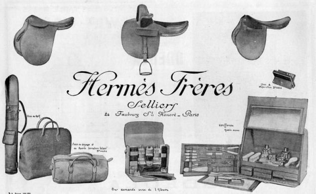 Αφίσα των προϊόντων Hermes που πωλούνταν το 1923