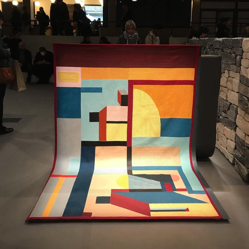 Χαλί με έντονα χρώματα Hermes