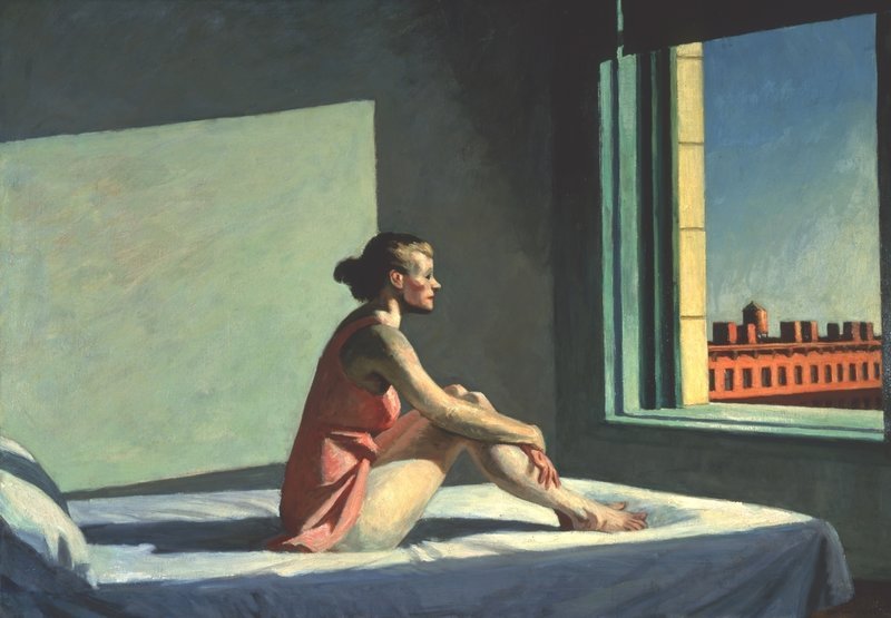 Μorning Star, 1952, Εντουαρντ Χόπερ (εδώ η σύζυγός του Τζόζεφιν)