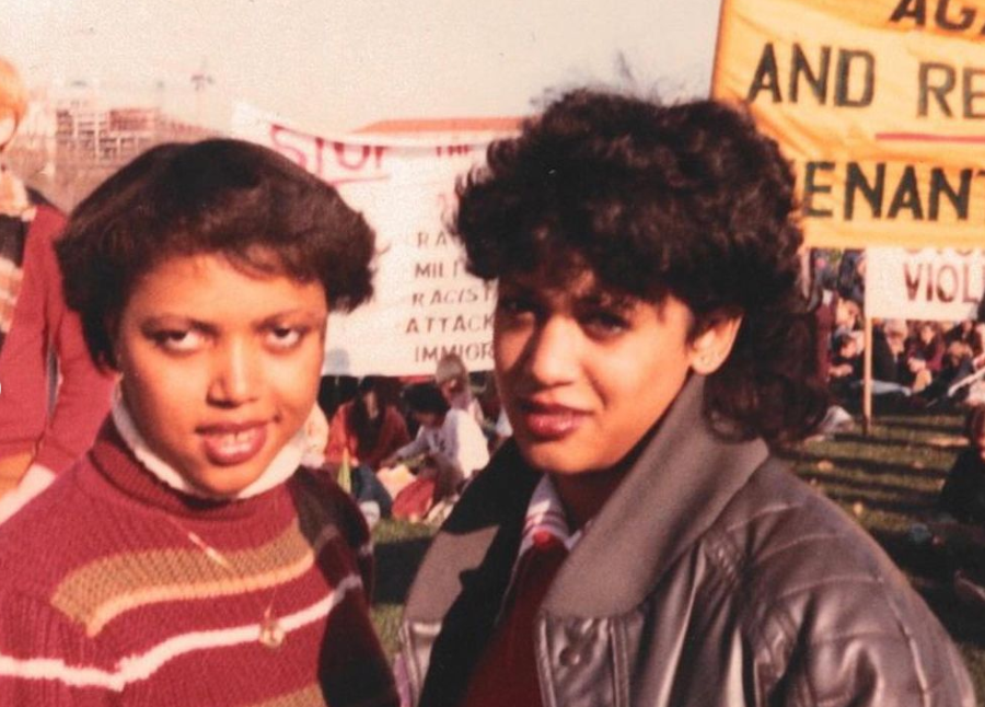 Φοιτήτρια στο Howard συμμετέχοντας σε μια διαδήλωση / Instagram