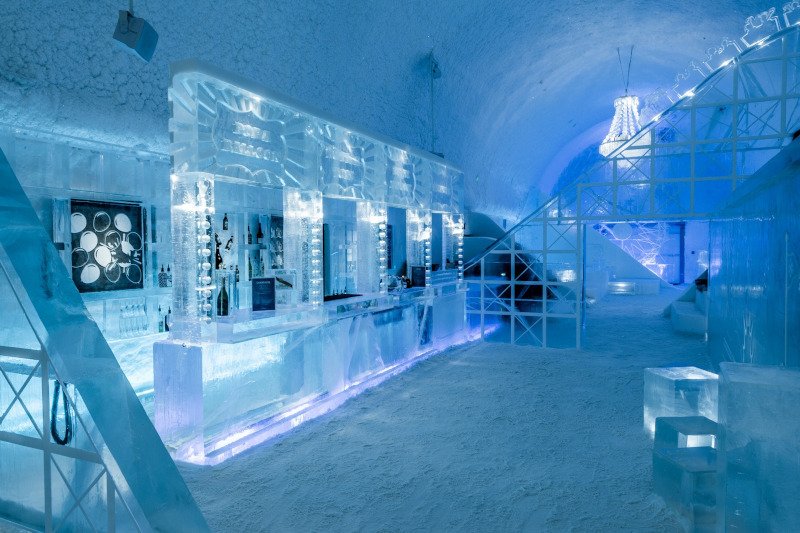 Το Icebar του Icehotel