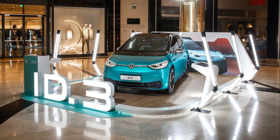 Το ηλεκτρικό VW ID.3 στο Golden Hall