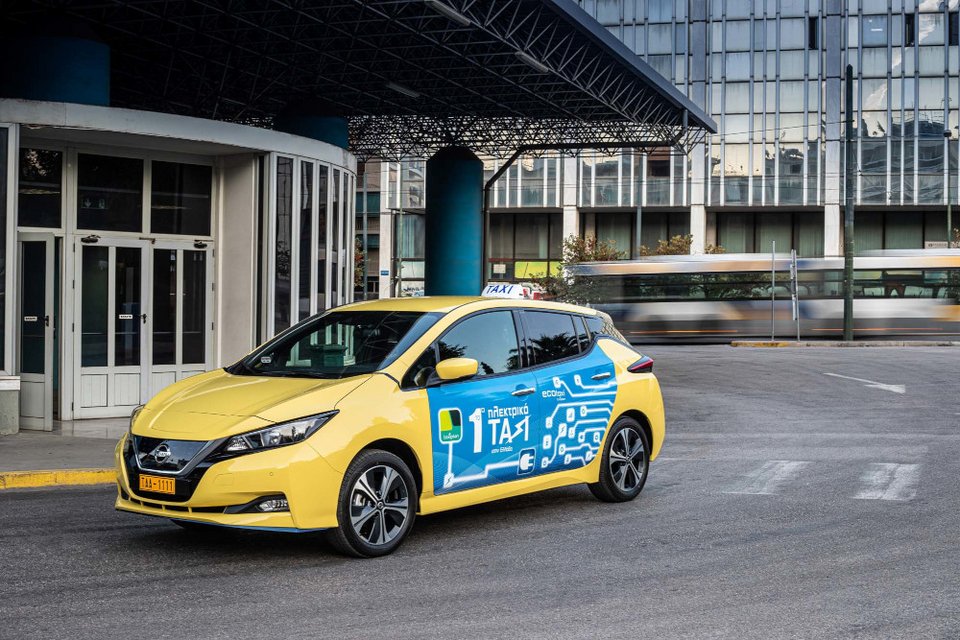 Nissan & Taxiplon κυκλοφορούν το πρώτο αμιγώς ηλεκτρικό ταξί