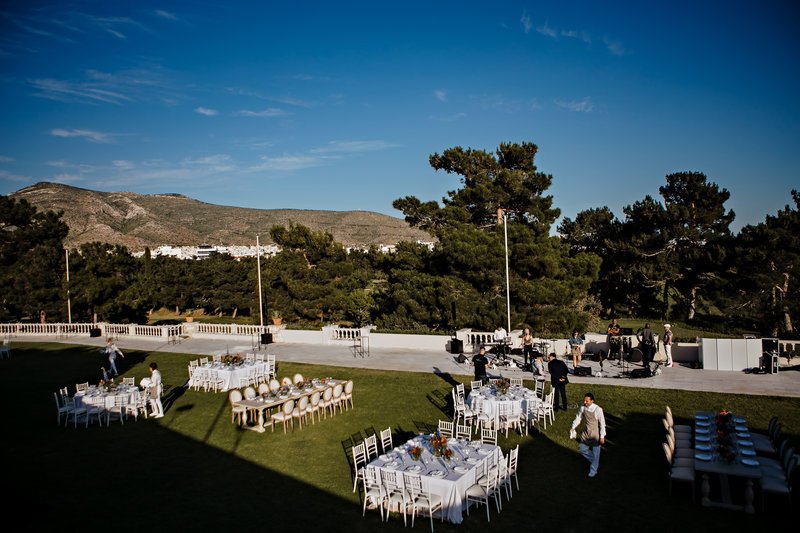 Ο χώρος δεξιώσεων του Golf Prive