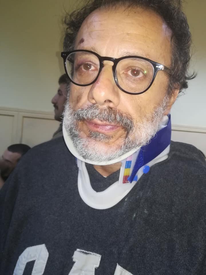 Ο σκηνοθέτης Δημήτρης Ινδαρές μετά το περιστατικό στο Κουκάκι