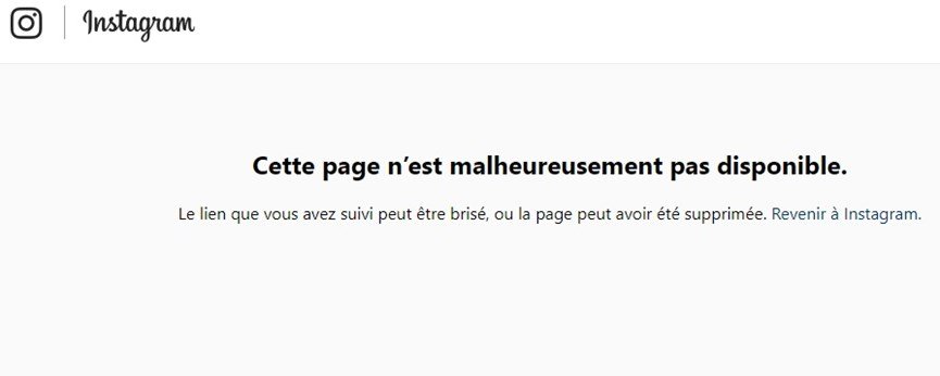 Η αναζήτηση στο Instagram με το όνομα της Αμαλίας Κωστοπούλου βγάζει πως ο λογαριασμός αυτός ενδέχεται να έχει διακοπεί