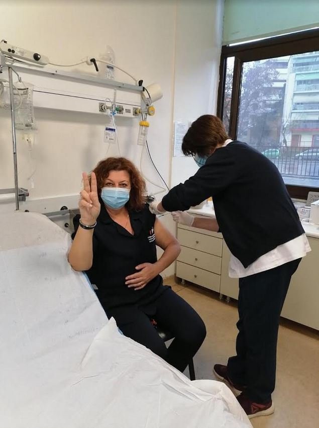Εμβολιασμός στο Ιπποκράτειο Θεσσαλονίκης