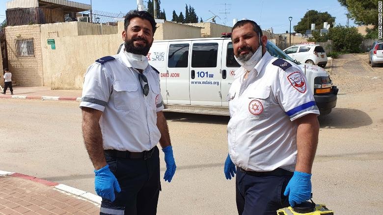 Οι Avraham Mintz και Zoher Abu Jama