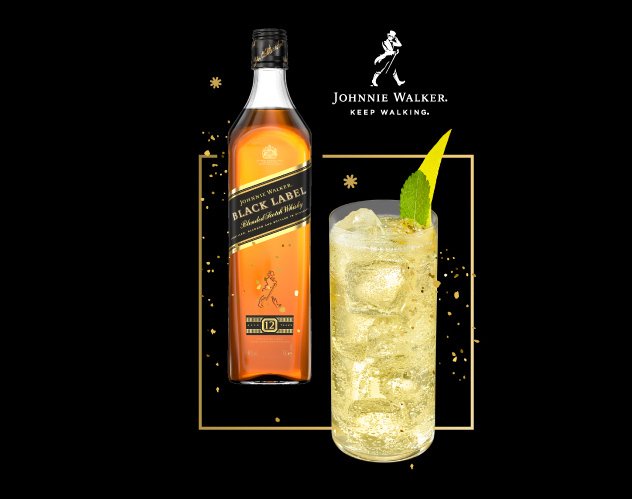 Johnnie & Lemon Highball