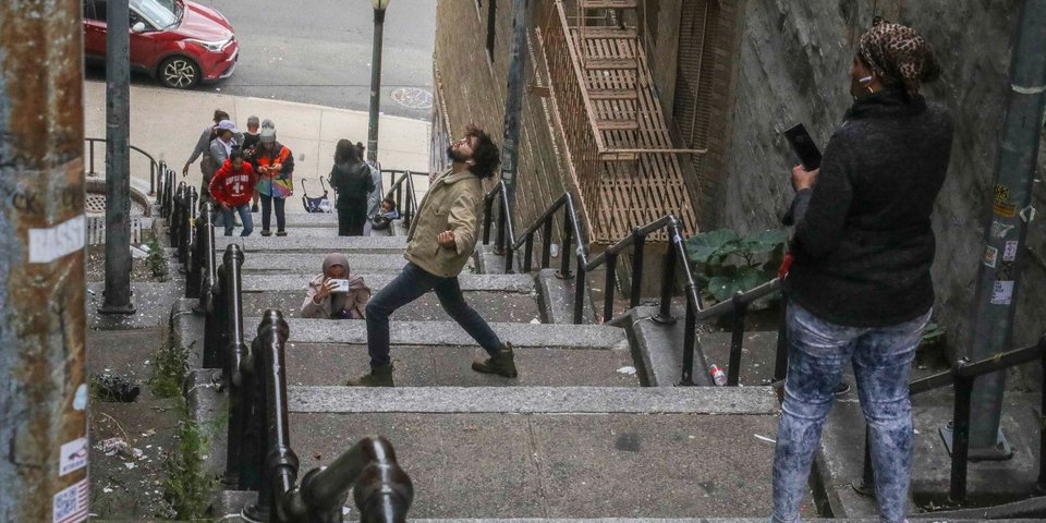 Αξιοθέατο τα σκαλιά στο Μπρόνξ όπου γυρίστηκε η θρυλική σκηνή του Τζόκε