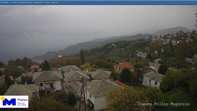 Καιρός Ζαγορά σύννεφα meteo