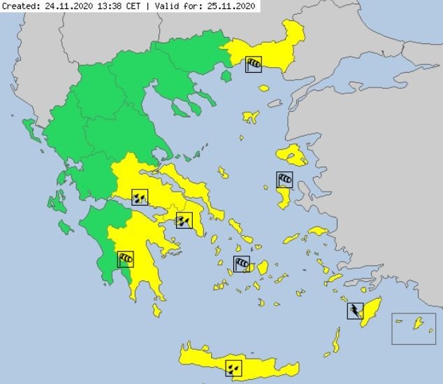 Πηγή: METEOALARM.EU