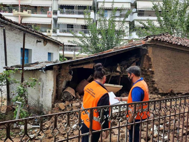 κακοκαιρία Ιανός έλεγχοι για ζημιές