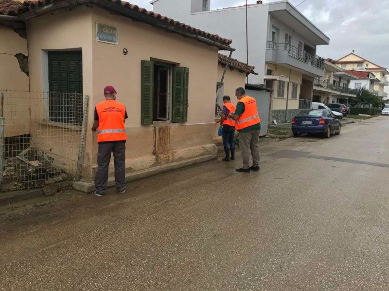 κακοκαιρία Ιανός έλεγχοι για ζημιές
